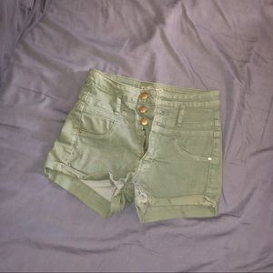 High waisted shorts